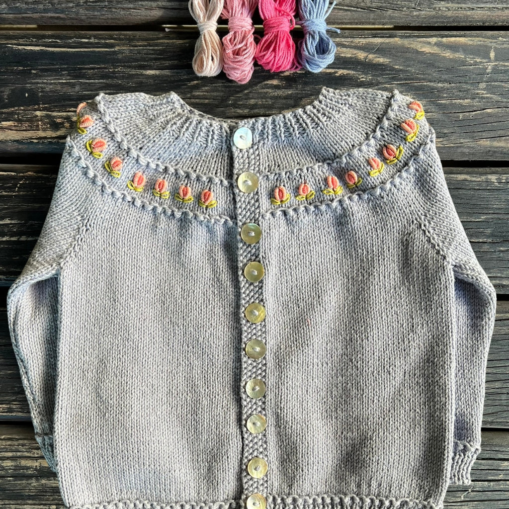 Kit Cardigan Suspiros | Mini e Infantil