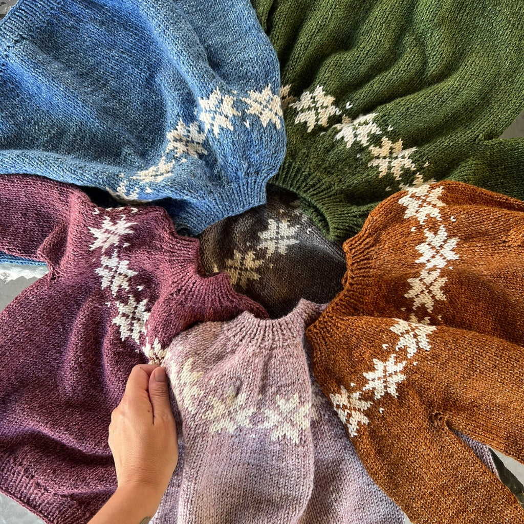 Clase con Patrón Sweater Nieve | Infantil