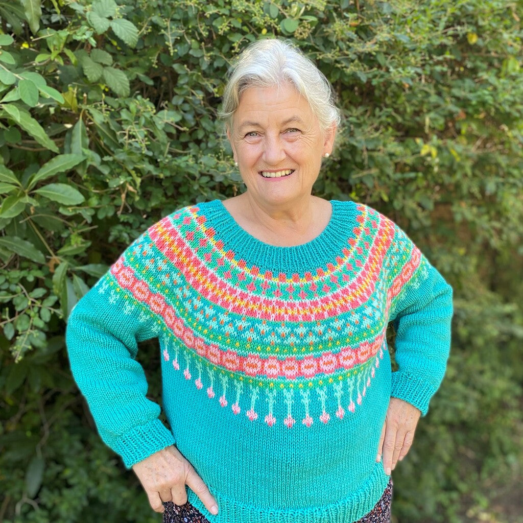 Patrón Sweater Fiesta | Adulto