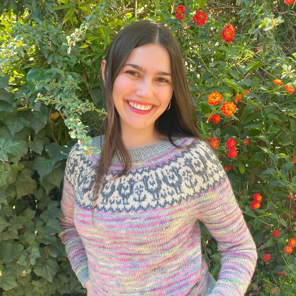 Sweater Grullas - Tejido a Mano