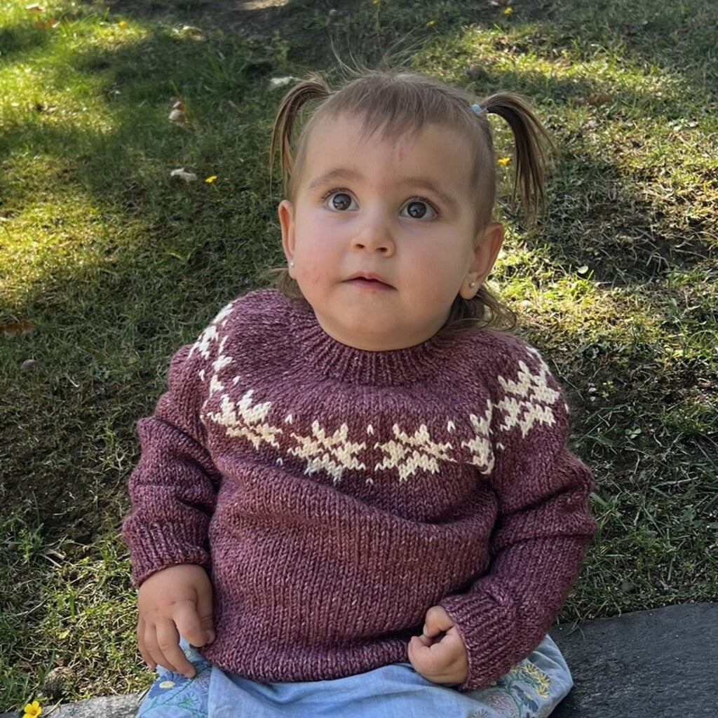 Clase con Patrón Sweater Nieve | Infantil