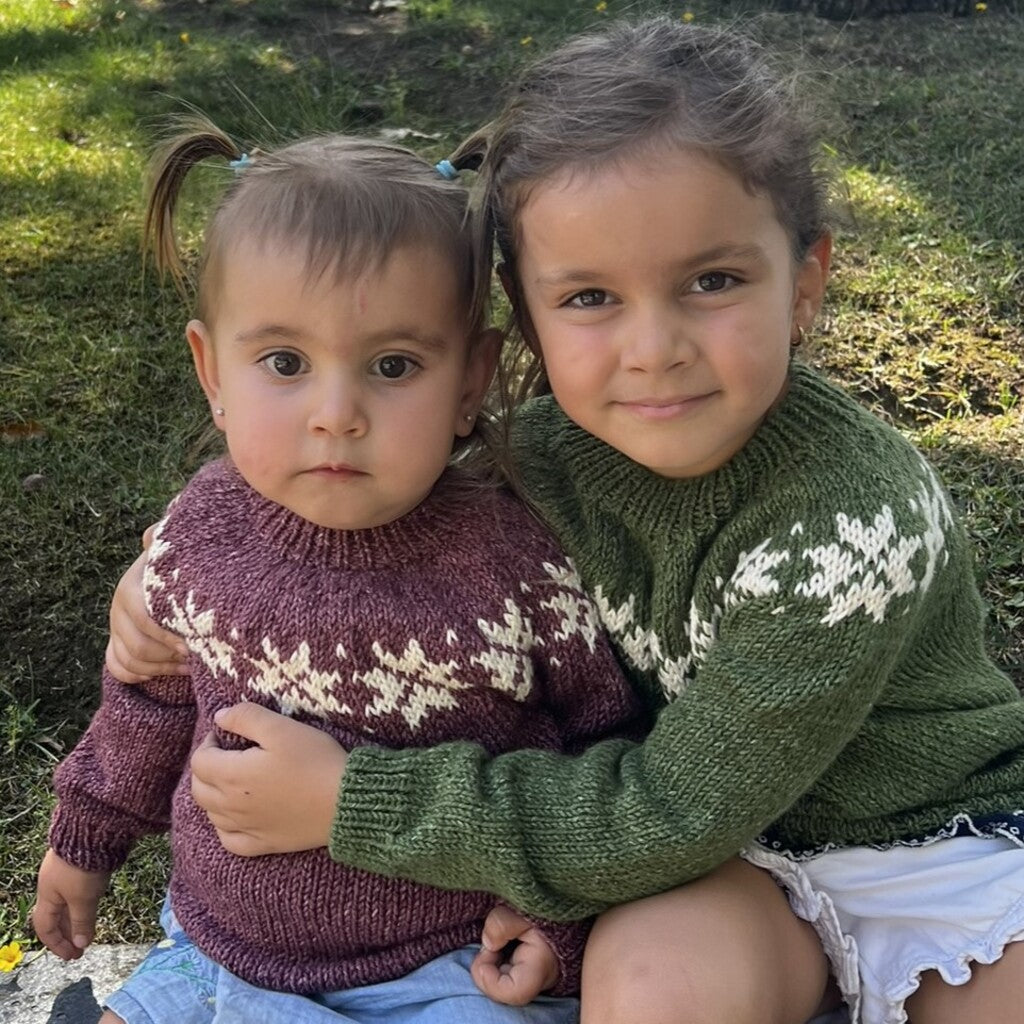 Clase con Patrón Sweater Nieve | Infantil