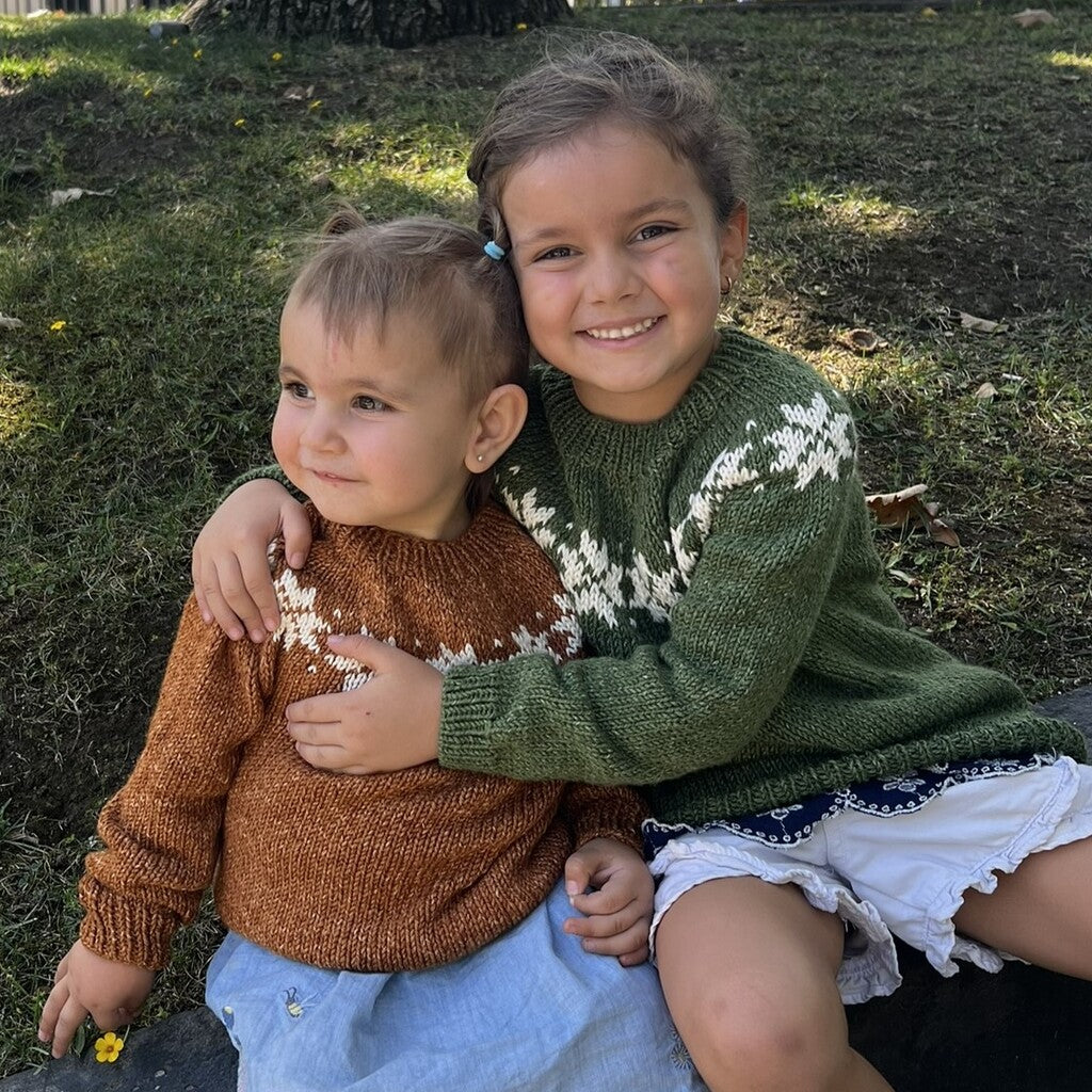 Clase con Patrón Sweater Nieve | Infantil