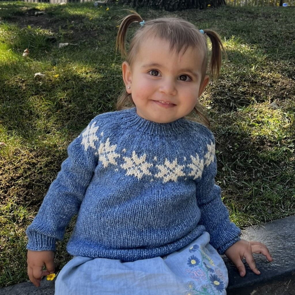 Clase con Patrón Sweater Nieve | Infantil