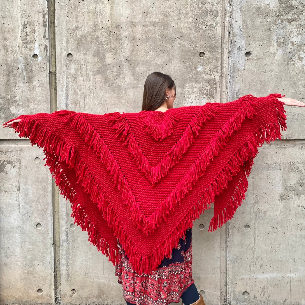 Chal Fuego - Tejido a Mano