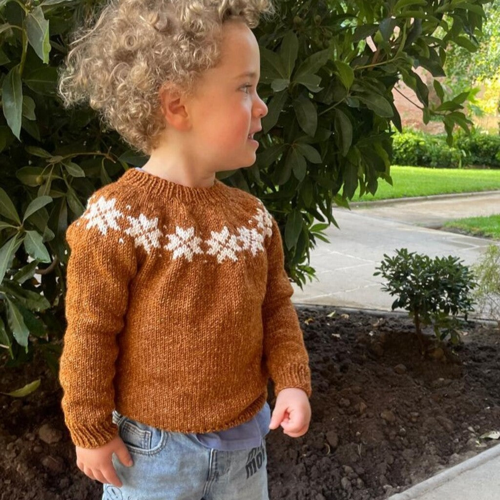 Clase con Patrón Sweater Nieve | Infantil