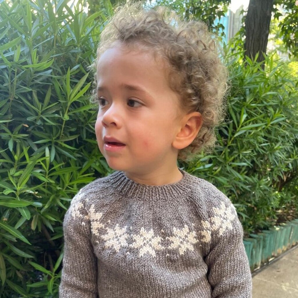 Clase con Patrón Sweater Nieve | Infantil