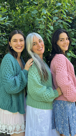 Kit Cardigan Magnolias | Adulto + Clase Gratis