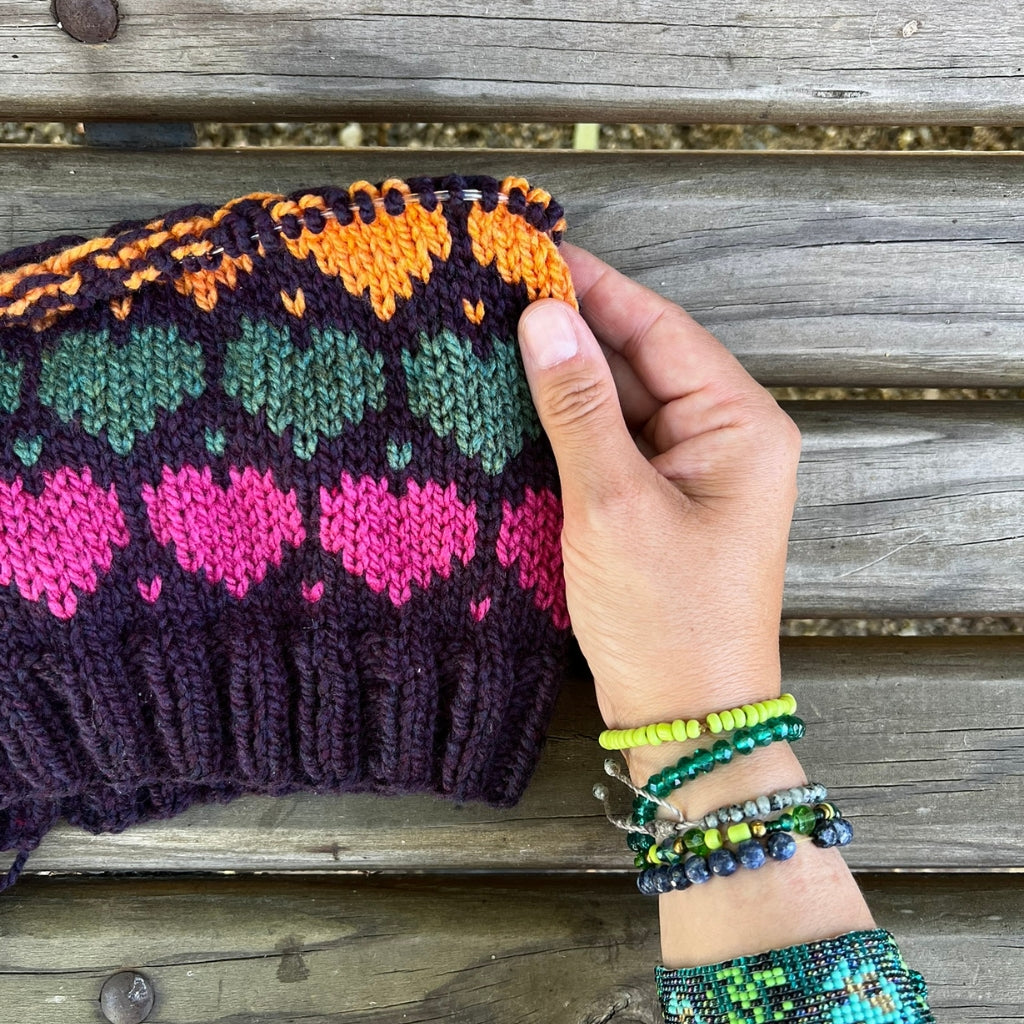 Taller de Tejido Cuello de Jacquard Circular