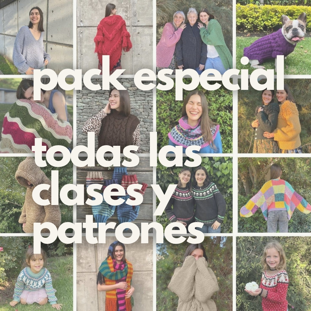TODAS mis clases, patrones y un grupo exclusivo conmigo. Para SIEMPRE