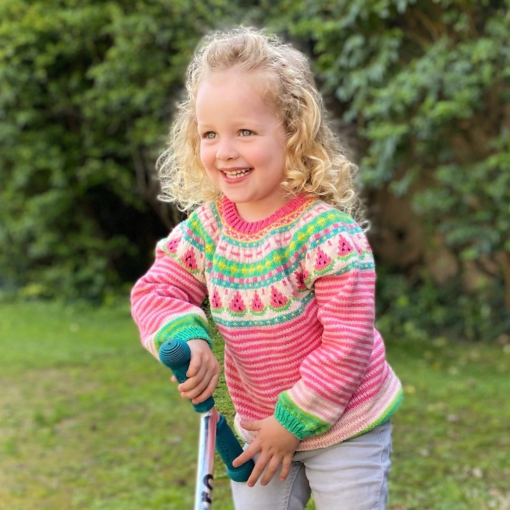 Patrón Sweater Sandías | Infantil