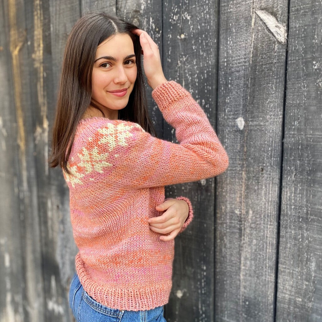 Patrón Sweater Nieve | Adulto