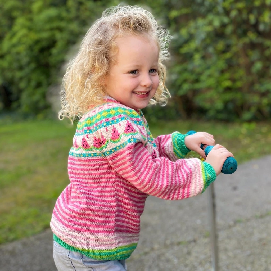 Patrón Sweater Sandías | Infantil