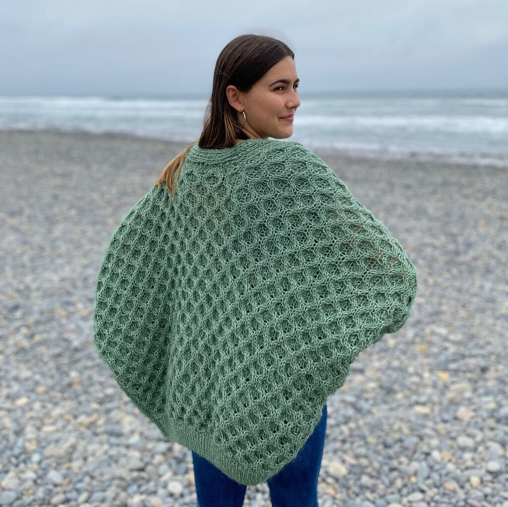 Cardigan Panal - Tejido a Mano