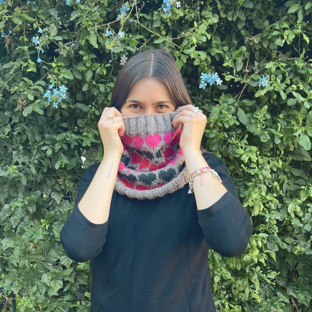 Taller de Tejido Cuello de Jacquard Circular