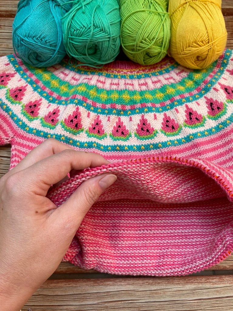 Patrón Sweater Sandías | Infantil