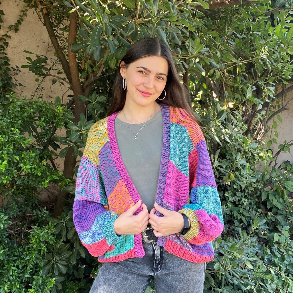 Patrón Chaleco Caleidoscopio | Adulto