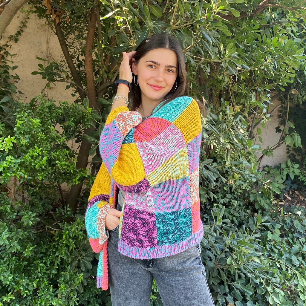 Patrón Chaleco Caleidoscopio | Adulto