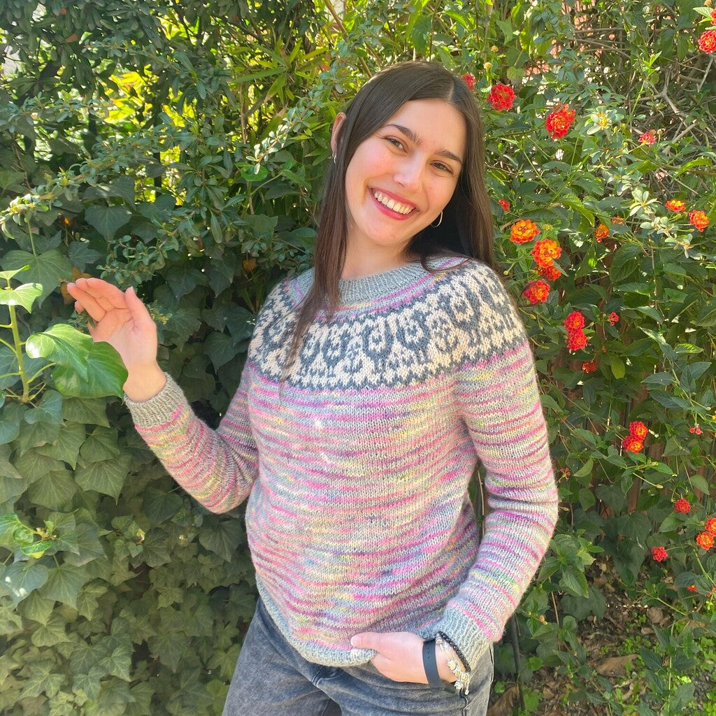 Sweater Grullas - Tejido a Mano