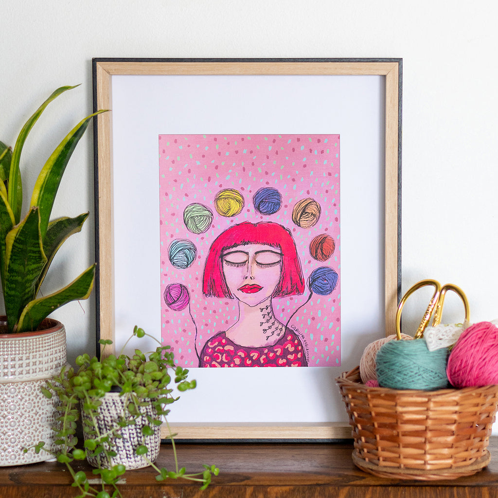 Láminas Ilustradas de Tejedoras