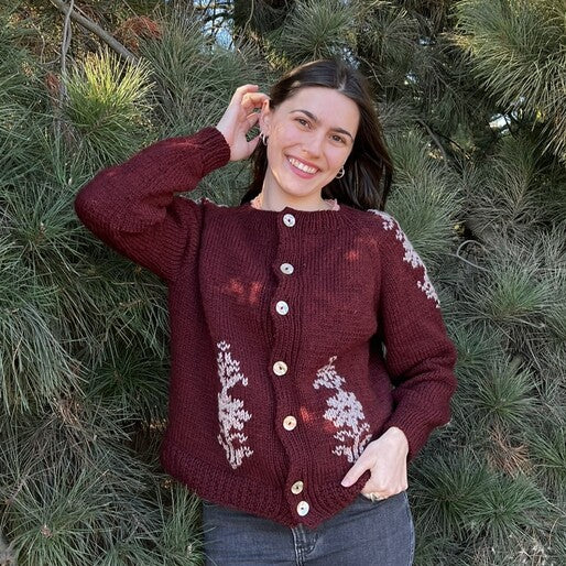 Clase Cardigan Malvas | Adulto