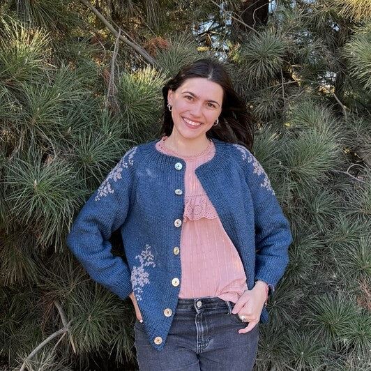 Clase Cardigan Malvas | Adulto