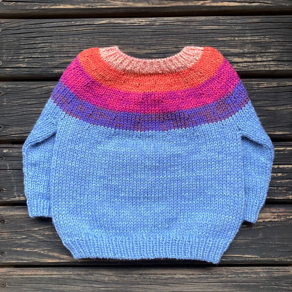Patrón Sweater Arcoíris | Mini