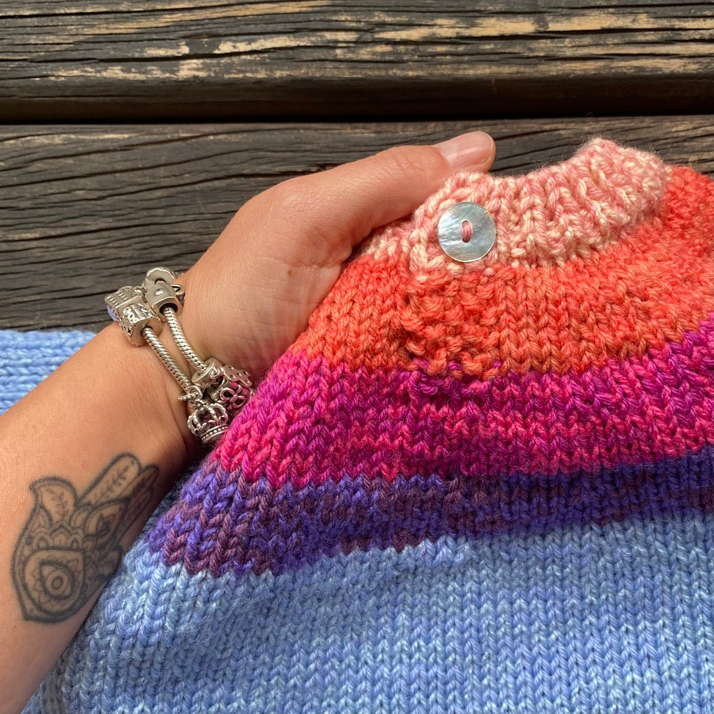 Patrón Sweater Arcoíris | Mini