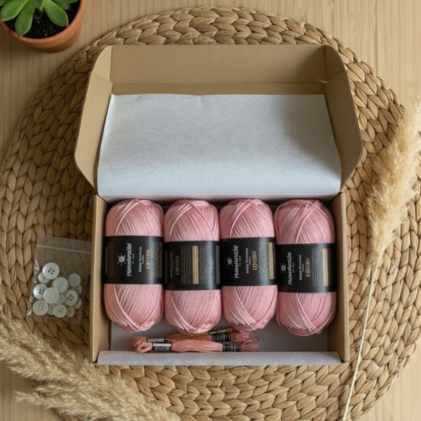 Kit Cardigan Suspiros | Mini e Infantil