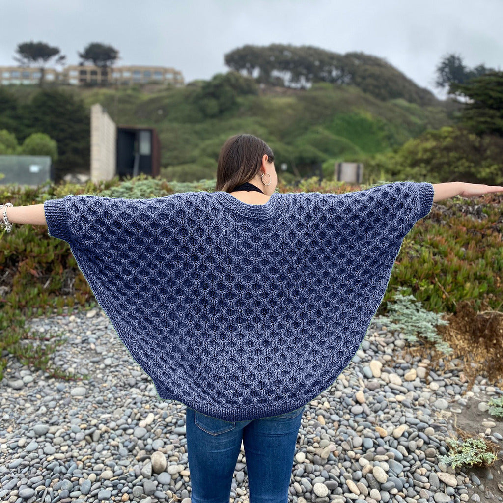 Cardigan Panal - Tejido a Mano