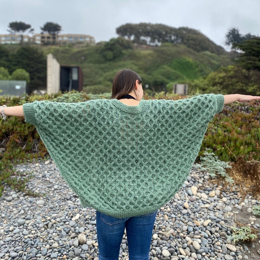 Cardigan Panal - Tejido a Mano