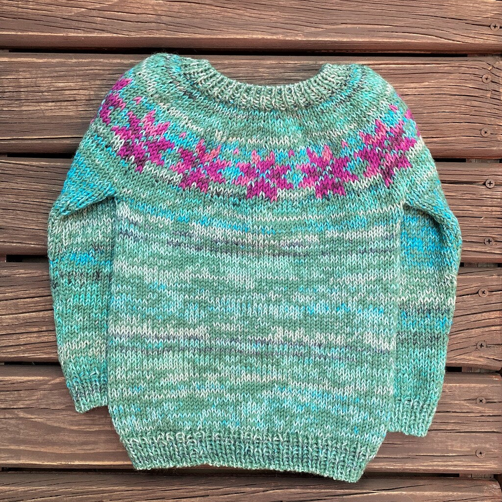 Patrón Sweater Nieve Jacquard | Mini