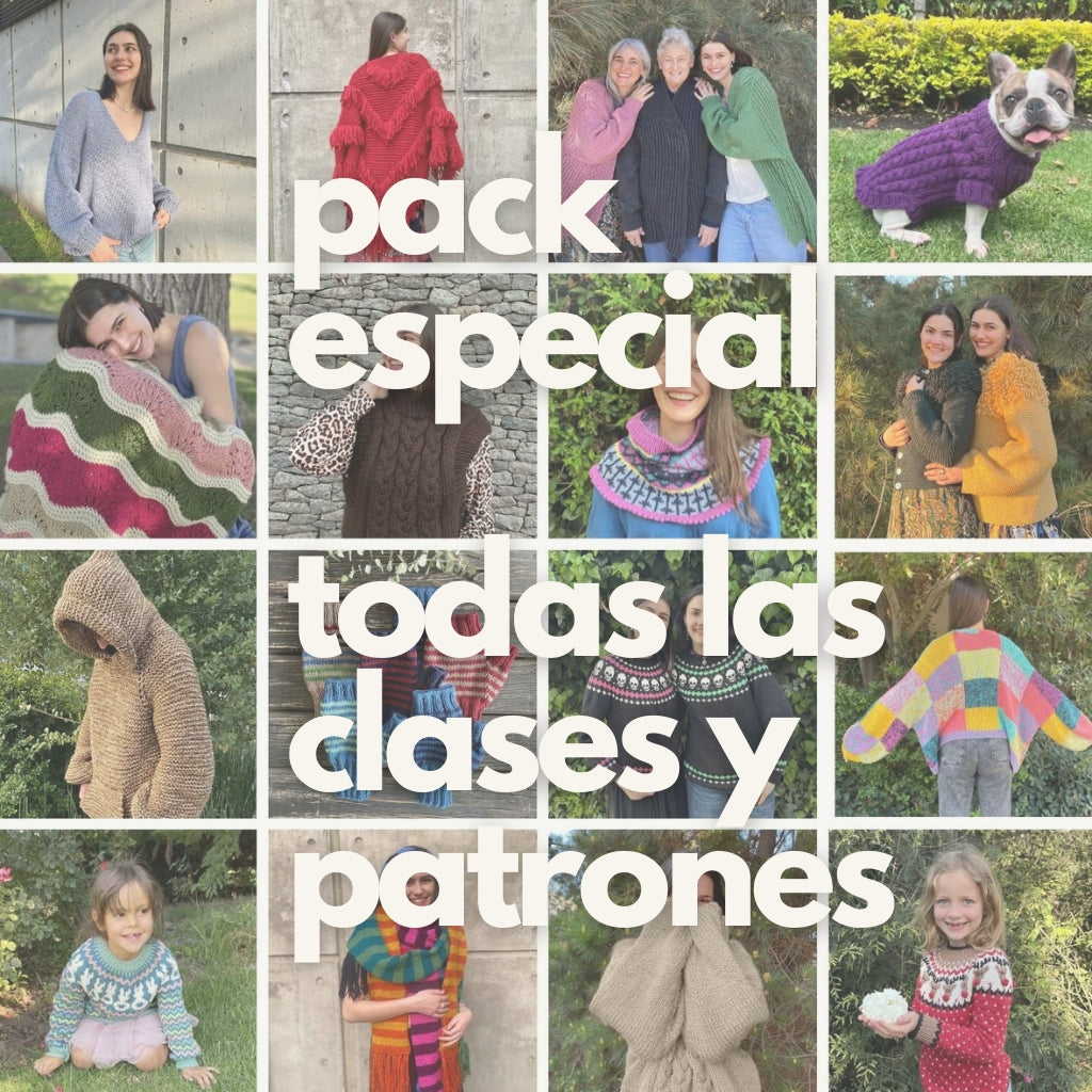 TODAS mis clases, patrones y un grupo exclusivo conmigo. Para SIEMPRE